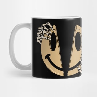 Smile and Skull, Smiling Skull, Smiling Skeleton Mug